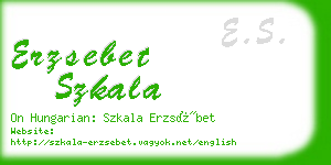 erzsebet szkala business card